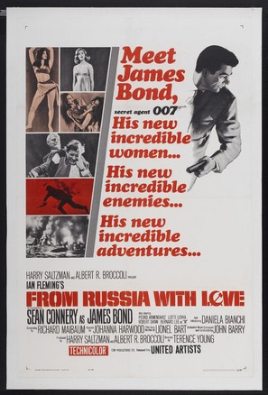 From Russia with Love - Theatrical movie poster (thumbnail)
