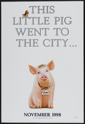 Babe: Pig in the City - Advance movie poster (thumbnail)