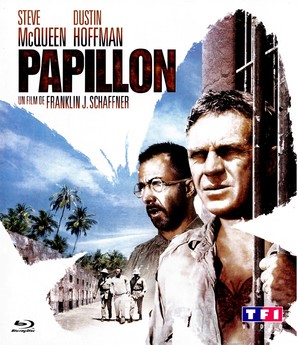 Papillon - French Blu-Ray movie cover (thumbnail)