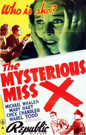 The Mysterious Miss X Poster