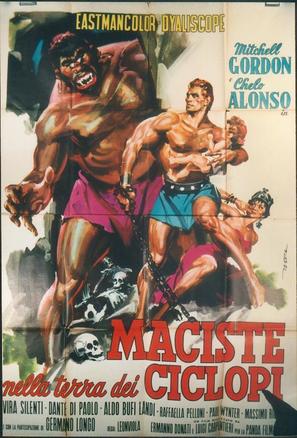Maciste nella terra dei ciclopi - Italian Movie Poster (thumbnail)