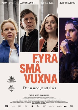 Nelj&auml; pient&auml; aikuista - Swedish Movie Poster (thumbnail)