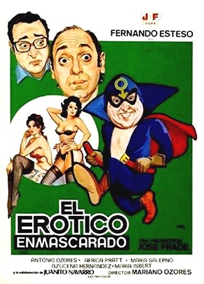 El er&oacute;tico enmascarado - Spanish Movie Poster (thumbnail)