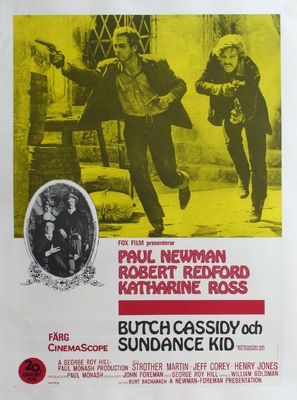 Butch Cassidy and the Sundance Kid - Swedish Movie Poster (thumbnail)