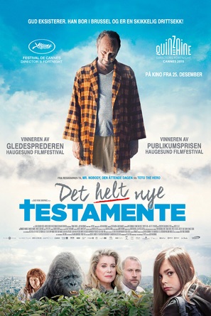 Le tout nouveau testament - Norwegian Movie Poster (thumbnail)