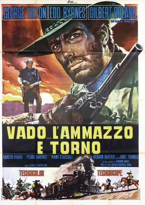Vado... l&#039;ammazzo e torno - Italian Movie Poster (thumbnail)