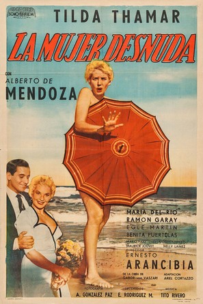 La mujer desnuda - Argentinian Movie Poster (thumbnail)