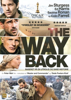 The Way Back - Danish DVD movie cover (thumbnail)