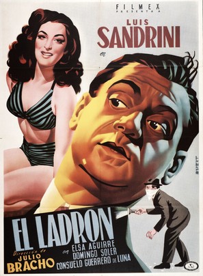 El ladr&oacute;n - Mexican Movie Poster (thumbnail)