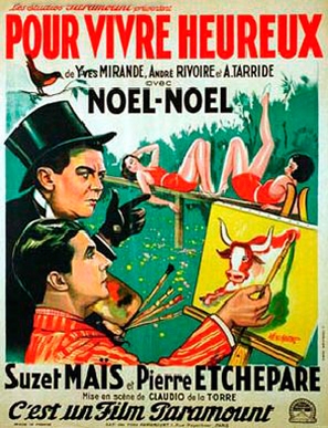 Pour vivre heureux - French Movie Poster (thumbnail)