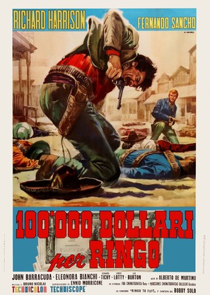Centomila dollari per Ringo - Italian Movie Poster (thumbnail)