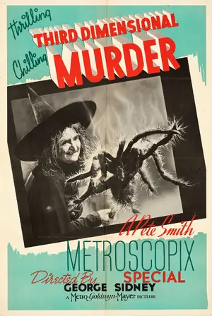 Third Dimensional Murder Poster