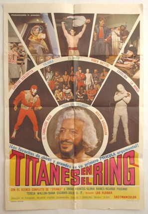 Titanes en el ring - Argentinian Movie Poster (thumbnail)