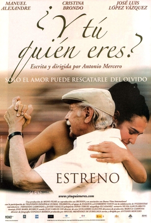 &iquest;Y t&uacute; qui&egrave;n eres? - Spanish Movie Poster (thumbnail)