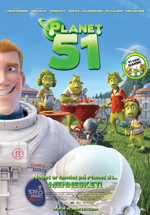 Planet 51 - Danish Movie Poster (thumbnail)