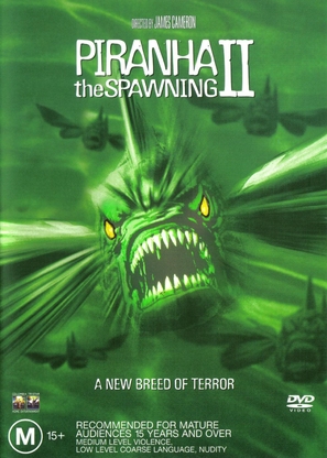 Piranha Part Two: The Spawning - Australian DVD movie cover (thumbnail)