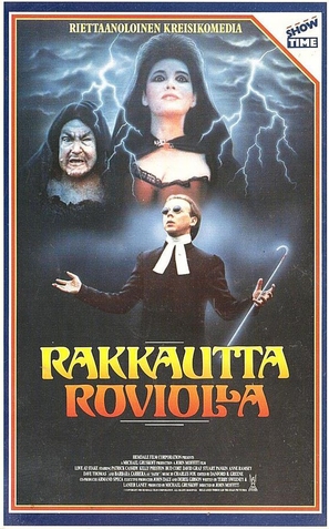 Love at Stake - Finnish VHS movie cover (thumbnail)