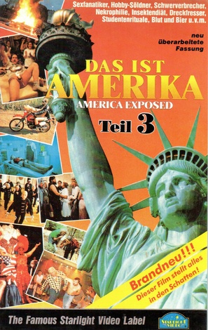 America Exposed - German VHS movie cover (thumbnail)