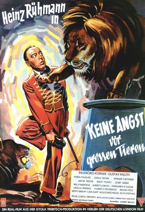 Keine Angst vor gro&szlig;en Tieren - German Movie Poster (thumbnail)