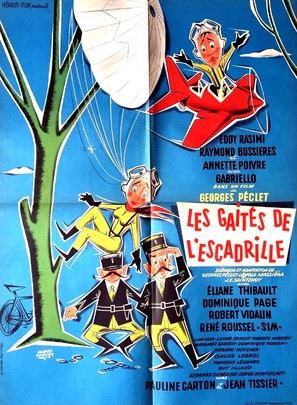 Les gait&eacute;s de l&#039;escadrille - French Movie Poster (thumbnail)
