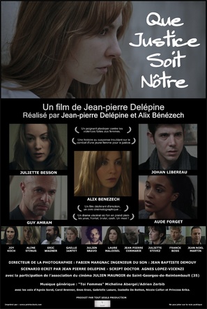 Que justice soit n&ocirc;tre - French Movie Poster (thumbnail)