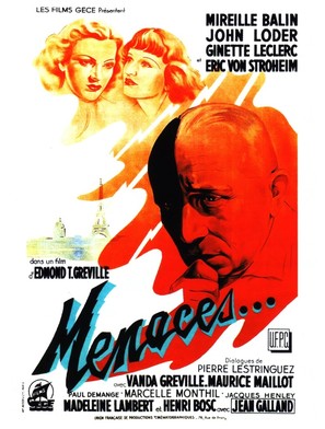 Menaces... - French Movie Poster (thumbnail)