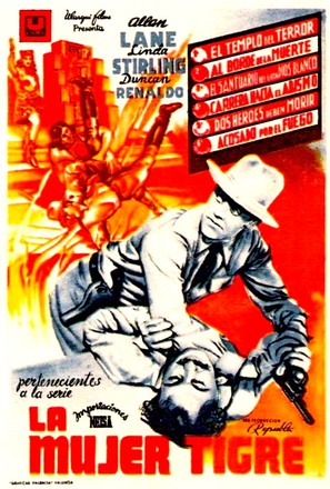 The Tiger Woman - Spanish Movie Poster (thumbnail)