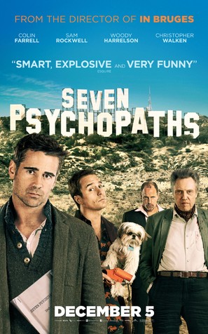 Seven Psychopaths - British Movie Poster (thumbnail)