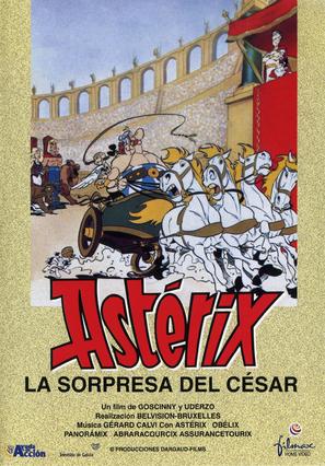 Ast&eacute;rix et la surprise de C&eacute;sar - Spanish DVD movie cover (thumbnail)