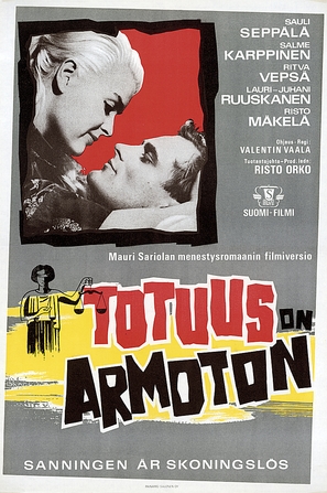 Totuus on armoton - Finnish Movie Poster (thumbnail)