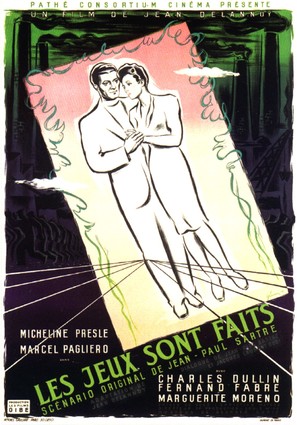 Les jeux sont faits - French Movie Poster (thumbnail)