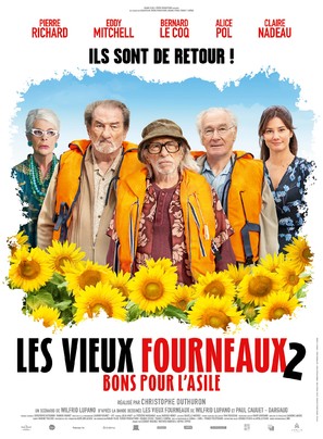 Les vieux fourneaux 2: Bons pour l&#039;asile - French Movie Poster (thumbnail)