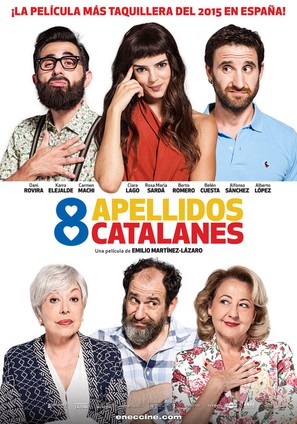Ocho apellidos catalanes - Uruguayan Movie Poster (thumbnail)