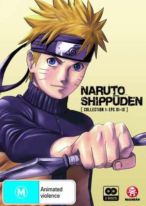 &quot;Naruto: Shipp&ucirc;den&quot; - Australian DVD movie cover (thumbnail)