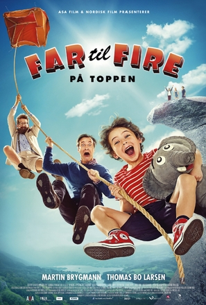 Far til Fire p&aring; toppen - Danish Movie Poster (thumbnail)