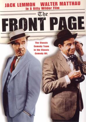 The Front Page - DVD movie cover (thumbnail)