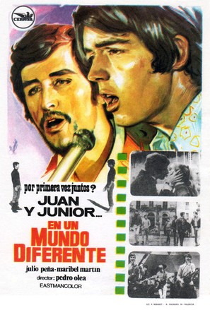 Juan y Junior... en un mundo diferente - Spanish Movie Poster (thumbnail)