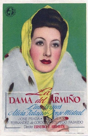 La dama del armi&ntilde;o - Spanish Movie Poster (thumbnail)