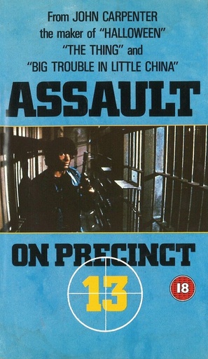 Assault on Precinct 13 - British VHS movie cover (thumbnail)