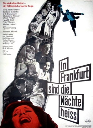 In Frankfurt sind die N&auml;chte hei&szlig; - German Movie Poster (thumbnail)