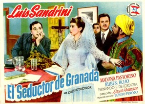 El seductor de Granada - Spanish Movie Poster (thumbnail)