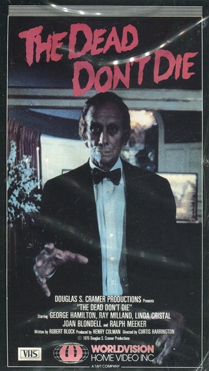 The Dead Don&#039;t Die - VHS movie cover (thumbnail)