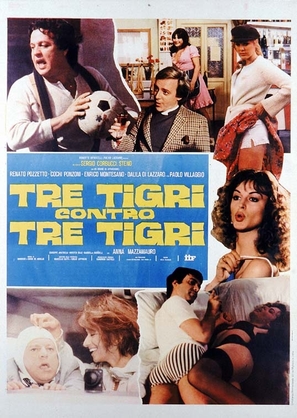 Tre tigri contro tre tigri - Italian Movie Poster (thumbnail)