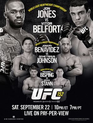 UFC 152: Jones vs. Belfort - Movie Poster (thumbnail)