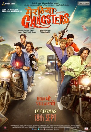 Meeruthiya Gangsters - Indian Movie Poster (thumbnail)