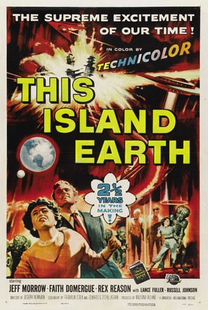 This Island Earth - Theatrical movie poster (thumbnail)