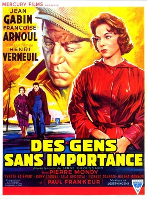 Des gens sans importance - Belgian Movie Poster (thumbnail)