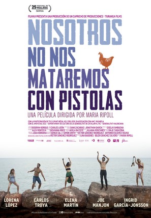 Nosaltres no ens matarem amb pistoles - Spanish Movie Poster (thumbnail)