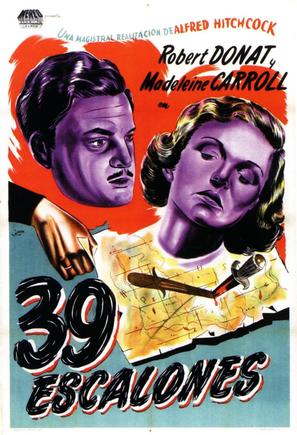 The 39 Steps - Argentinian Movie Poster (thumbnail)