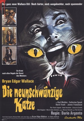 Il gatto a nove code - German Movie Poster (thumbnail)